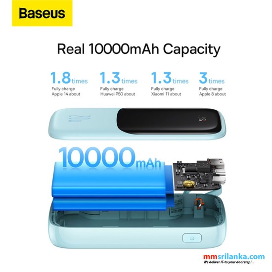 Baseus Qpow Pro 10000mAh 20W iP Edition Digital Display Fast Charge Power Bank
